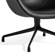Fotel obrotowy AAL81 czarna podstawa - Black Sierra HAY