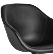 Fotel obrotowy AAL81 czarna podstawa - Black Sierra HAY