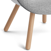 Fotel AAL82 Soft naturalny dąb - Hallingdal 130 HAY