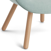 Fotel AAL82 Soft naturalny dąb - Linara 499 HAY