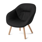 Fotel AAL82 Soft naturalny dąb - Sense Black HAY