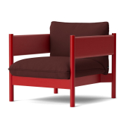 Fotel Arbour Steelcut 655 - czerwony lakierowany buk HAY