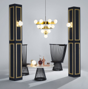 Fotel Fan czarny Tom Dixon