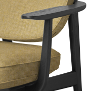 Fotel Fred Christianshavn 1110 - czarny jesion Fritz Hansen