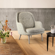 Fotel Fri JH4 Atom White Fritz Hansen