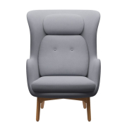 Fotel RO JH2 tkanina Christianshavn light grey Fritz Hansen