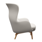 Fotel RO JH2 tkanina Fame White Fritz Hansen