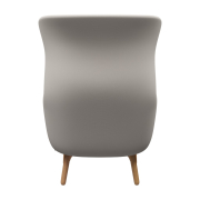 Fotel RO JH2 tkanina Fame White Fritz Hansen