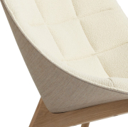 Fotel Uchiwa Quilted - Flamiber Cream HAY
