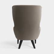 Fotel Wingback Micro kvadrat hero 2 grey Tom Dixon