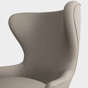 Fotel Wingback Micro kvadrat hero 2 grey Tom Dixon