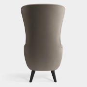 Fotel Wingback kvadrat hero 2 Grey Tom Dixon