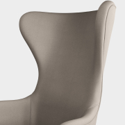Fotel Wingback kvadrat hero 2 Grey Tom Dixon