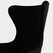 Fotel Wingback kvadrat hero 2 black Tom Dixon