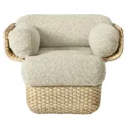 Fotel Basket Kvadrat Sahco Gubi