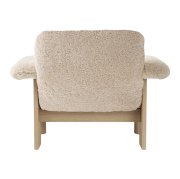 Fotel Brasilia naturalny dąb Sheepskin Nature Audo Copenhagen