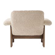 Fotel Brasilia orzech Sheepskin Nature Audo Copenhagen