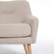 Fotel Candela beżowy kave home