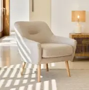 Fotel Candela beżowy kave home