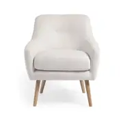 Fotel Candela biały kave home