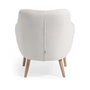 Fotel Candela biały kave home