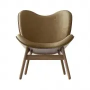 Fotel Conversation Piece ciemny dąb sugar brown Umage