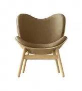 Fotel Conversation Piece naturalny dąb sugar brown Umage