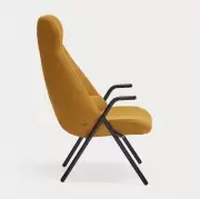 Fotel Dins 114 cm musztardowy Teulat