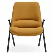 Fotel Dins 90 cm musztardowy Teulat