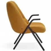 Fotel Dins 90 cm musztardowy Teulat