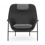 Fotel Drape wysoki Ultra Leather-Hallingdal Normann Copenhagen