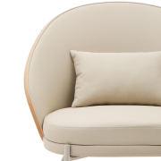 Fotel Eamy beżowy kave home