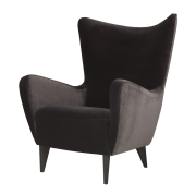 Fotel Elsa Classic Velvet Antracite Sits