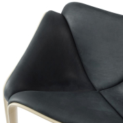 Fotel F300 Dunes Leather Anthrazite Gubi