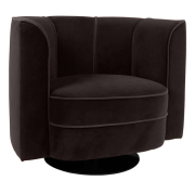 Fotel Flower czarny Dutchbone