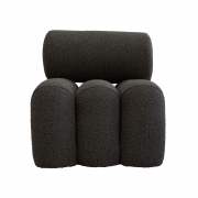 Fotel Foku boucle ciemnoszary 101 Copenhagen