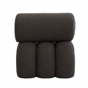 Fotel Foku boucle ciemnoszary 101 Copenhagen