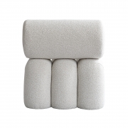 Fotel Foku boucle złamana biel 101 Copenhagen