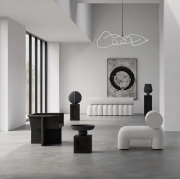 Fotel Foku boucle złamana biel 101 Copenhagen