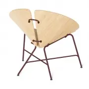 Fotel Ginka fornir-royal bordo Tabanda