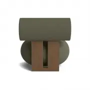 Fotel Hippo ciemny przydymiony dąb Kvadrat fiord 2-961 Norr 11