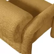 Fotel Lenny złoty Woood