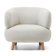 Fotel Luisa pearl chenille kave home