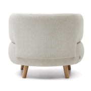 Fotel Luisa pearl chenille kave home