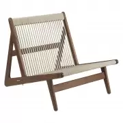 Fotel MR01 Initial Orzech Gubi