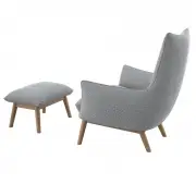 Fotel Martin Copparo Grey naturalny dąb