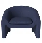 Fotel Mielo niebieski Bolia