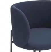 Fotel Mogi ciemnoniebieski Teulat