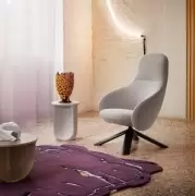 Fotel Nebula Lounge wood Miniforms
