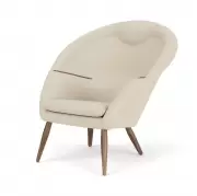 Fotel Oda orzech Hallingdal 65 200 Audo Copenhagen